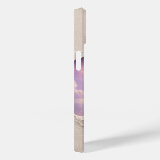 Paper Ripped Reality iPhone Case — 3D Tear Effect (Achterkant / Rechts)