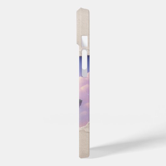 Paper Ripped Reality iPhone Case — 3D Tear Effect (Achterkant / Links)