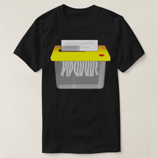 Paper Shredder Premium T-shirt (Design voorkant)