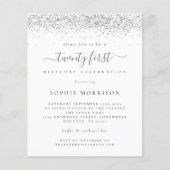 PAPER Silver Glitter 21ste partij nodigt uit Flyer (Voorkant)