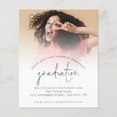 PAPER Simple Photo Afstuderen 2022 Party Invite Flyer (Voorkant)