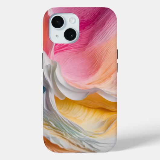Paper Splash Vivid Gradient op wit Case-Mate iPhone Case (Achterkant)