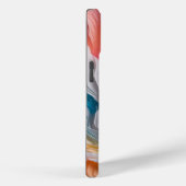 Paper Splash Vivid Gradient op wit Case-Mate iPhone Case (Achterkant / Rechts)