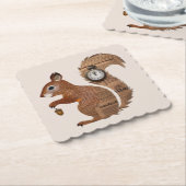 Paper Squirrel Coaster Kartonnen Onderzetters (Gebogen)