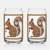 Paper Squirrel Soda Glass Blikvorm Glas (Voorkant)