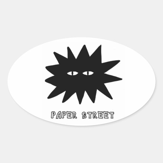 Paper Street Starface Stickers Ovaal (Voorkant)