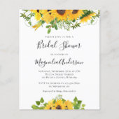PAPER Sunflower Vrijgezellenfeest Brunch Invitatio Flyer (Voorkant)