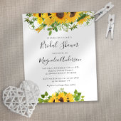 PAPER Sunflower Vrijgezellenfeest Brunch Invitatio Flyer