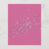 PAPER Unicorn Face Glitter Birthday Invitation Flyer (Achterkant)