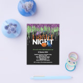 PAPER | Verschrikkelijke Nacht Glitter Drip Hallow Flyer (Enkel)