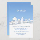 Paper White Moving Aankondiging (Voorkant / Achterkant)