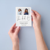 PAPER Ze deed het 2 Foto 2023 Afstudeerder aankond Flyer (Hand)