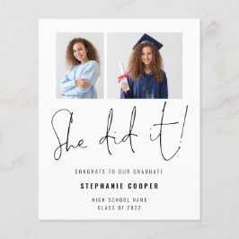 PAPER Ze deed het 2 Foto 2023 Afstudeerder aankond Flyer