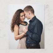 PAPER Ze zei ja het Verloving van de Foto van het  Flyer (Achterkant)