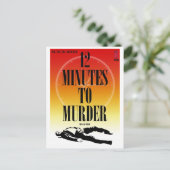 Paperback-Briefkaart: 12 minuten tot moord Briefkaart (Staand voorkant)