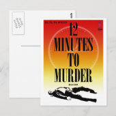 Paperback-Briefkaart: 12 minuten tot moord Briefkaart (Voorkant / Achterkant)