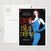 Paperback-Briefkaart: Duivel in een blauwe dress Briefkaart (Voorkant / Achterkant)