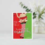 Paperback-Briefkaart: Mistletoe Missy Briefkaart (Staand voorkant)