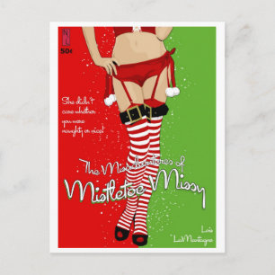 Paperback-Briefkaart: Mistletoe Missy Briefkaart