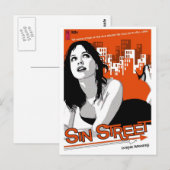 Paperback-Briefkaart: Sin Street Briefkaart (Voorkant / Achterkant)