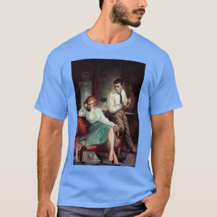 Paperback Illustratie Kantoor Sinner T-shirt