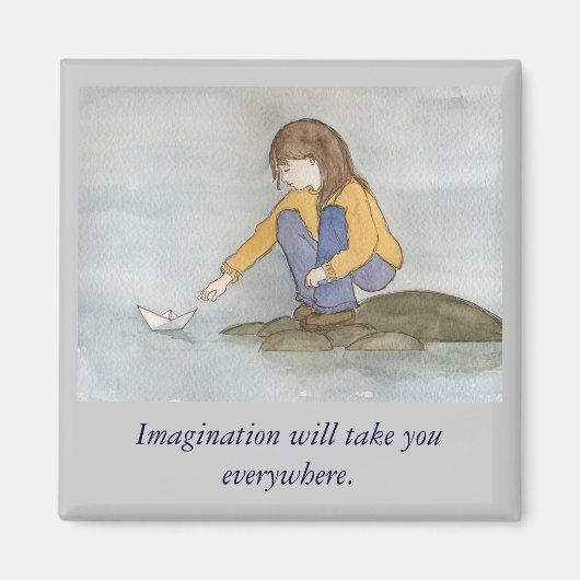 Paperboat magneet (Voorkant)