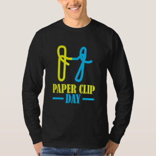 Paperclip Dag Paperclip Nationaal Dagkostuum T-shirt