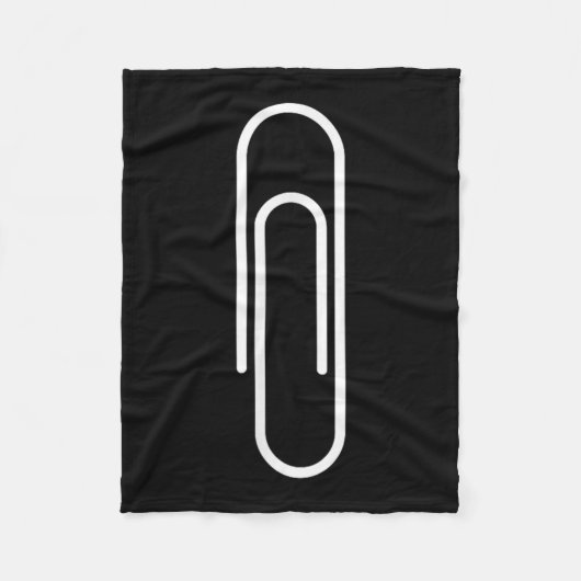 Paperclip, Funny, Jokes, Sarcastic  Fleece Deken (Voorkant)