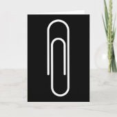 Paperclip, Grappig, Grappen, Sarcastisch  Kaart (Voorkant)