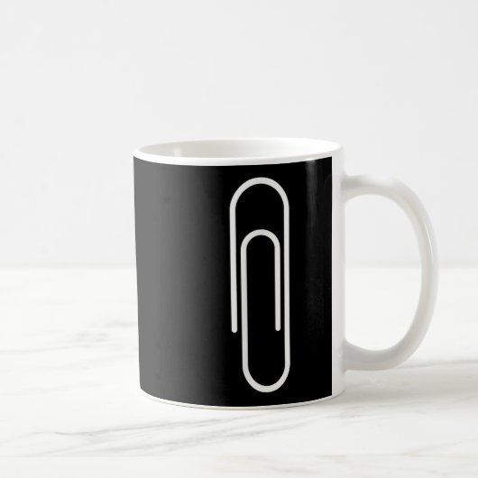 Paperclip, Grappig, Grappen, Sarcastisch Koffiemok (Rechts)