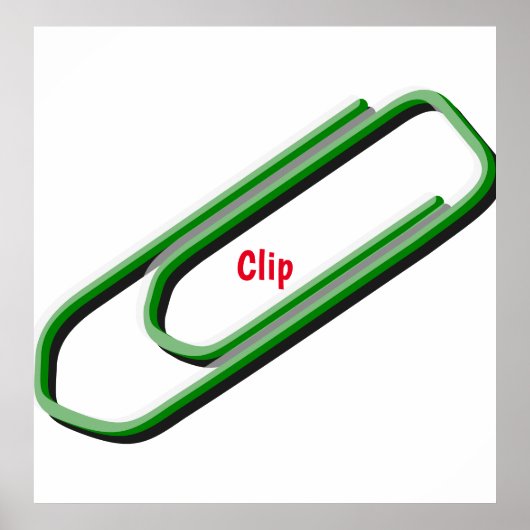 Paperclip Poster (Voorkant)