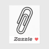 Paperclip Sticker – Symbol of Solidarity (Vel)