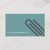 PAPERCLIP-Visitekaartje Visitekaartje (Achterkant)