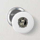Papercraft Origami Kat Grappige Kat Grafisch - Pap Ronde Button 5,7 Cm (Voorkant /achterkant)