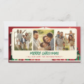 Papercraft Paper Quilling Christmas Kaart Foto (Voorkant)