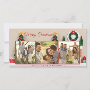 Papercraft Paper Quilling Christmas Kaart Foto