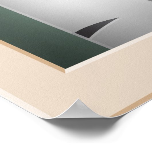 Papercut Aspen Trees in het najaar Poster (Hoek)