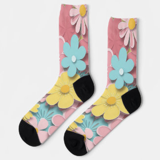 Papercut Bloemen Sokken
