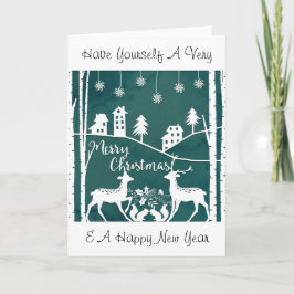 Papercut Christmas Kaart