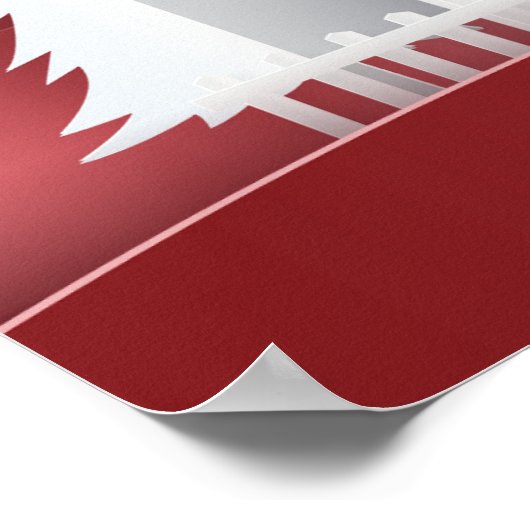 Papercut Couple Hot Air ballon in Parijs Poster (Hoek)