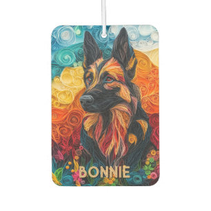 Papercut German Shepherd Luchtverfrisser