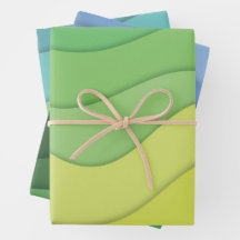 Papercut golven, kleurrijk abstract ontwerp