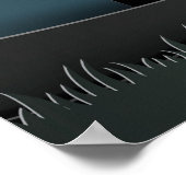 Papercut Halloween House, Witch, Graveyard Scene Poster (Hoek)