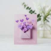 Papercut Hearts and Flowers Valentijns's Greeting Briefkaart (Staand voorkant)