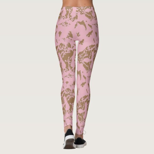 PaperCut inspiration Leggings (Achterkant)