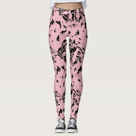 Papercut inspiration leggings (Voorkant)