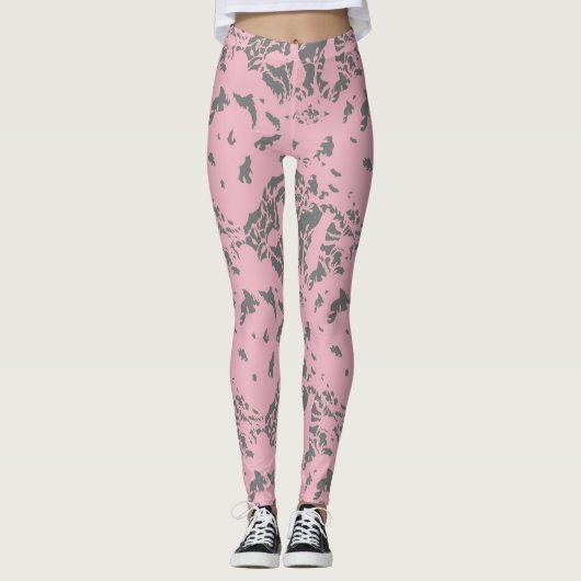 Papercut inspiration leggings (Voorkant)