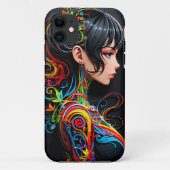 Papercut Pop Art Beauty ( iPhone / iPad case ) (Achterkant)