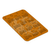 Papercut Rooster Calendar 2017 Choose color Magnet Magneet (Rechterzijde)