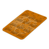 Papercut Rooster Calendar 2017 Choose color Magnet Magneet (Linkerzijde)